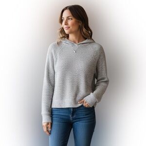 Streetwear Society Light Gray Knit Hoodie